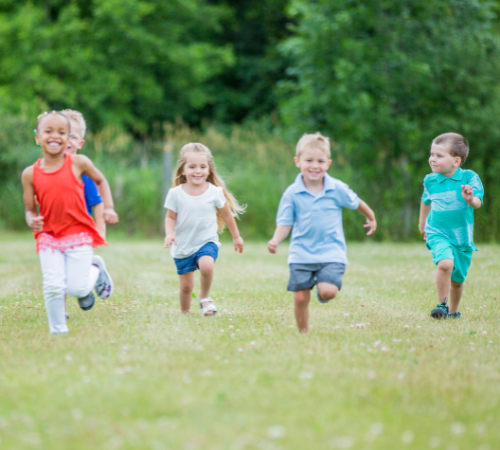 Children Running