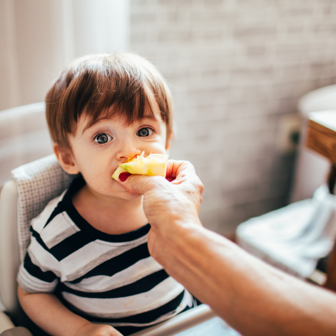 baby eating 