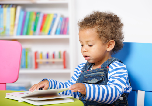 Baby reading